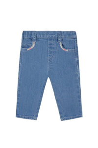 Fleur D'Hibiscus Baby Jeans - Denim