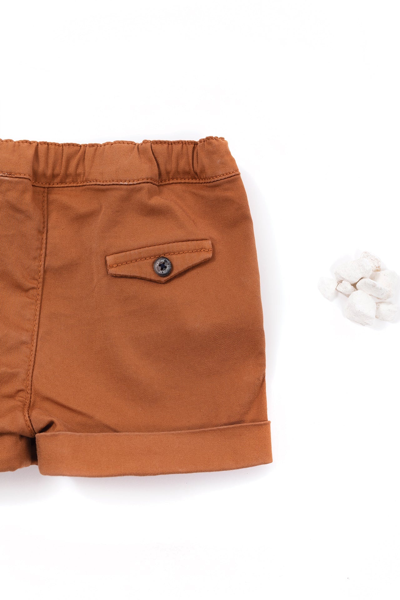 Baby Explorateur shorts - Terracotta