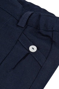 Baby Ceremonie linen shorts - Navy