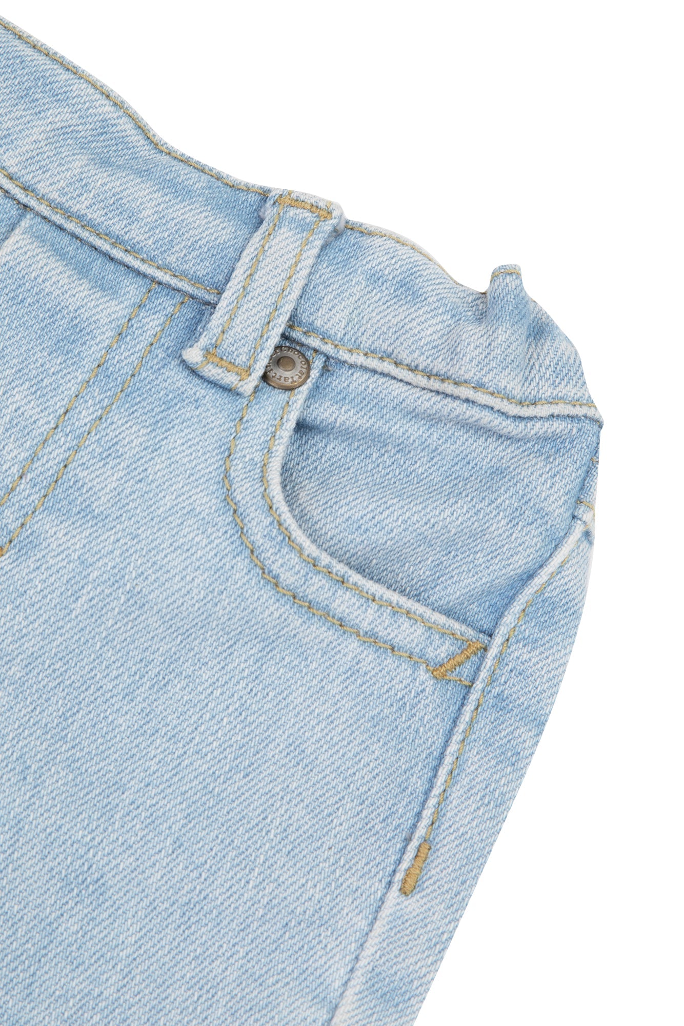 Short Baby Carnet De Voyage - Denim Lave