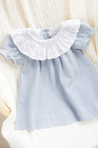 Mon Premier Trousseau Dress - Cloud Blue