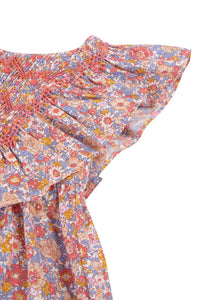 Rose Moyen / Robe Baby Jardin D'Éte - Rose Moyen