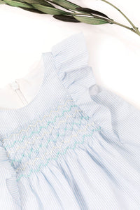 Robe balade parisienne en coton - Blanc
