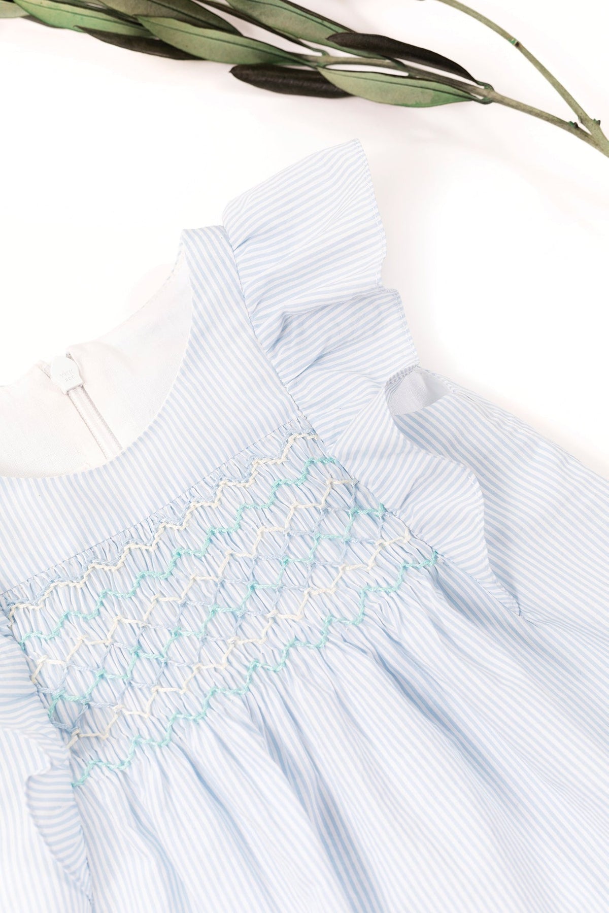 Robe balade parisienne en coton - Blanc
