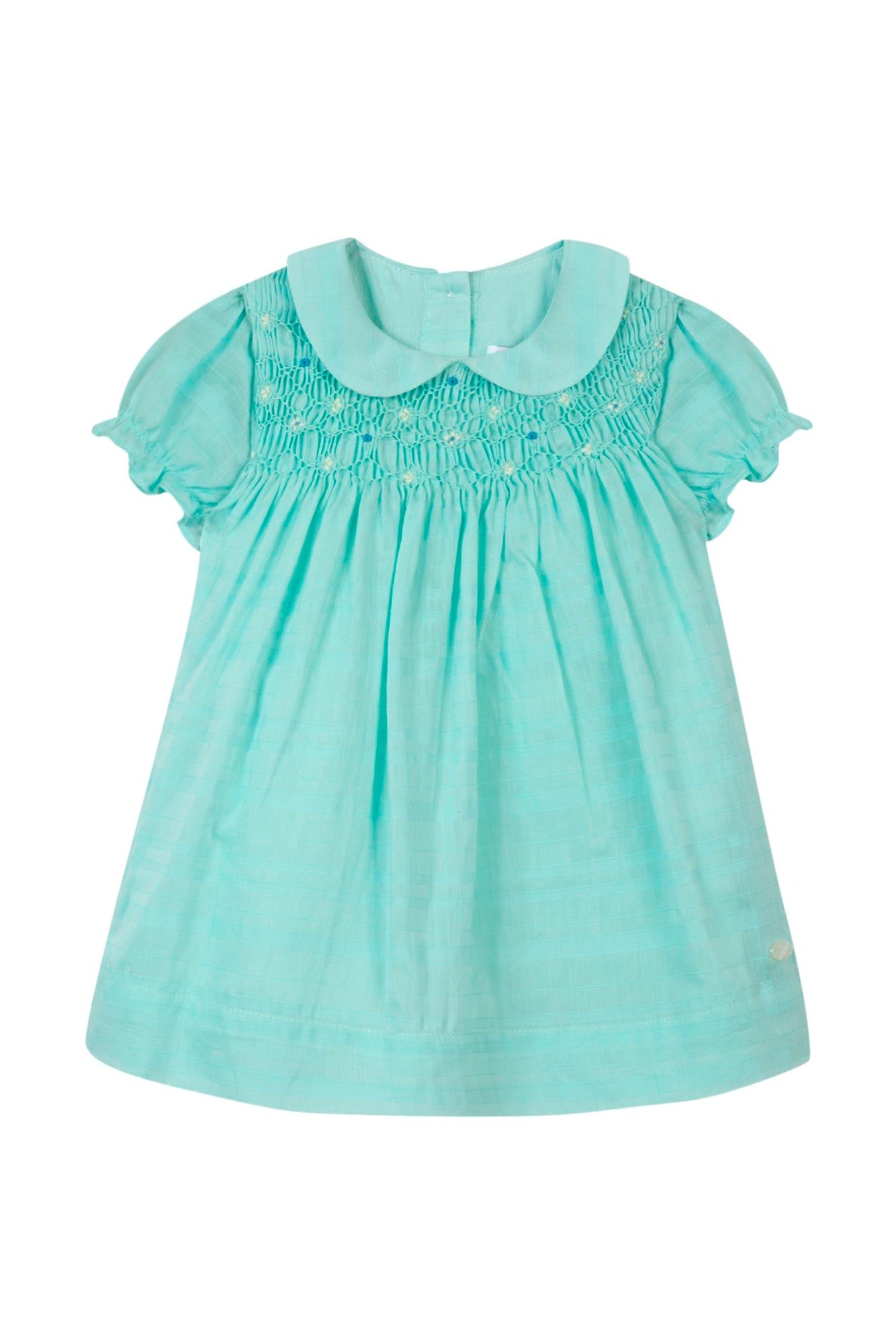 Balade Parisienne Baby Dress - Lagune