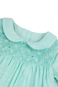 Balade Parisienne Baby Dress - Lagune