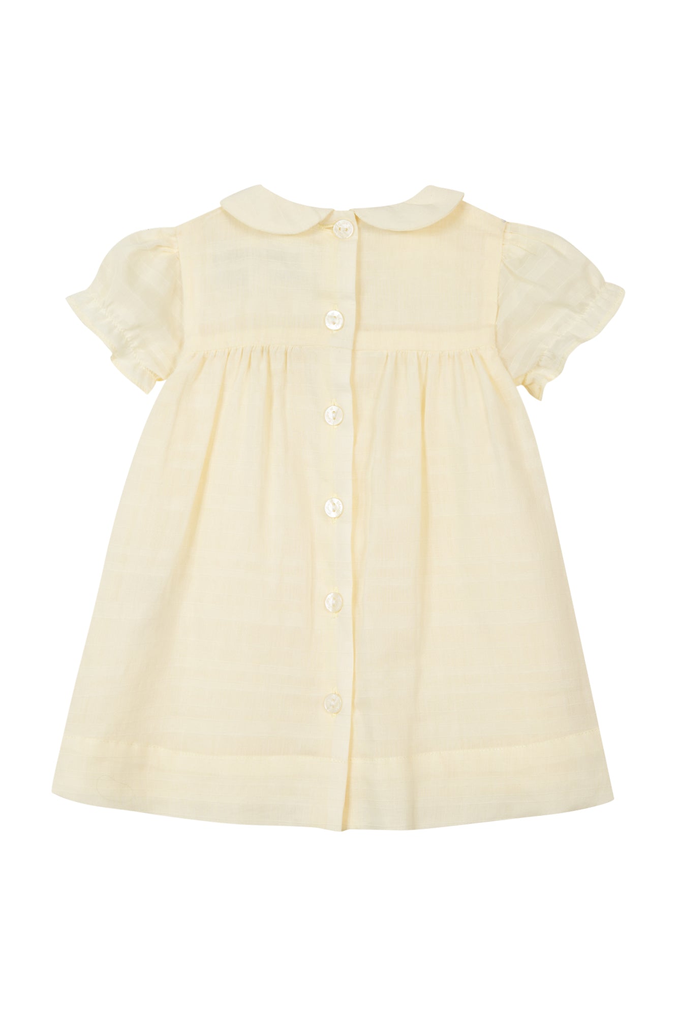 Balade Parisienne Baby Dress - Pale Yellow