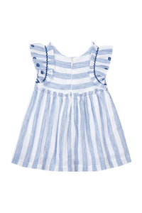 Bleuet / Robe Baby Parfum Bucolique En Lin Mélangé - Bleuet