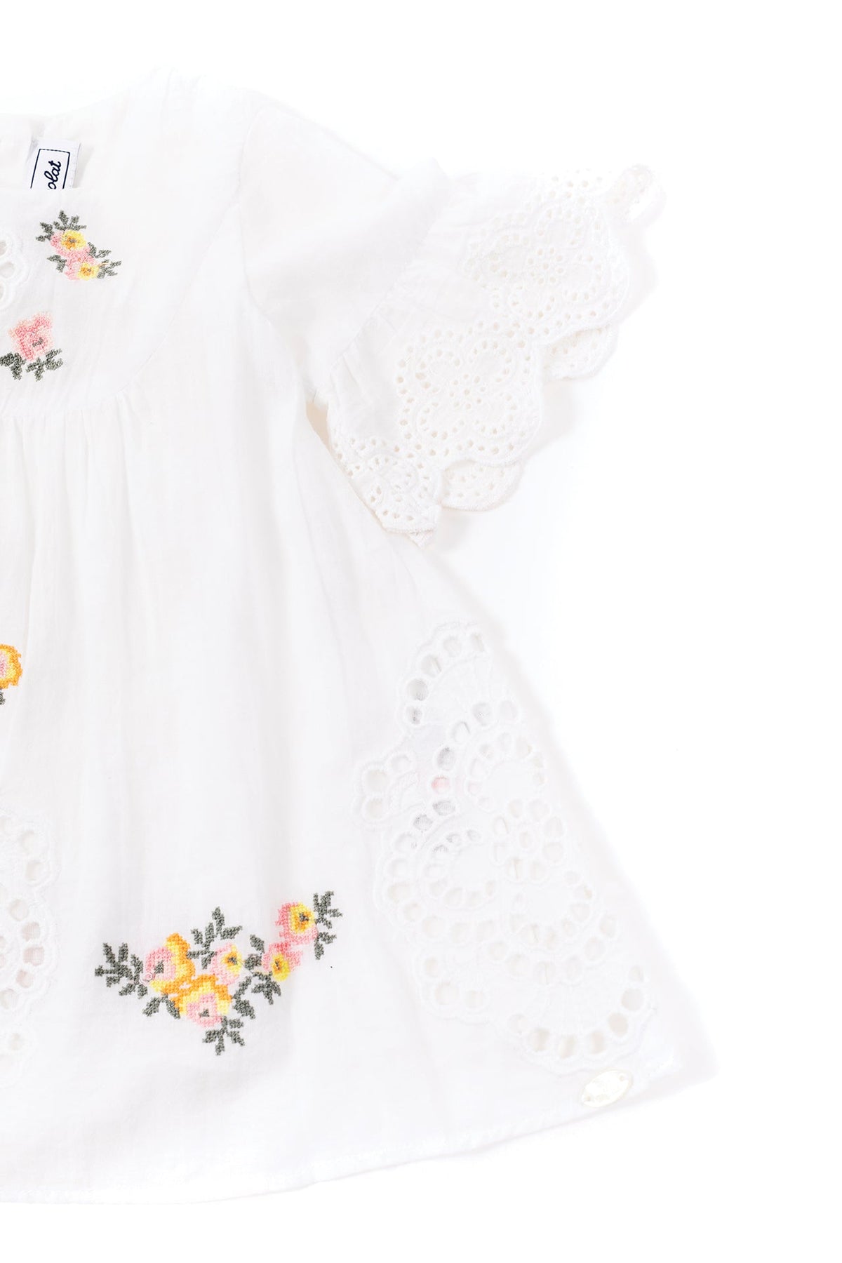 Robe Baby Reves Poetiques - Blanc