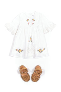 Robe Baby Reves Poetiques - Blanc