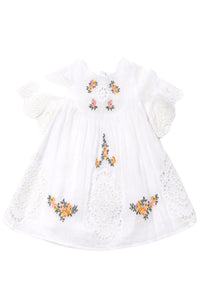 Baby Reves Poetiques Dress - White