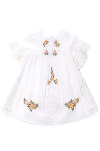 Robe Baby Reves Poetiques - Blanc
