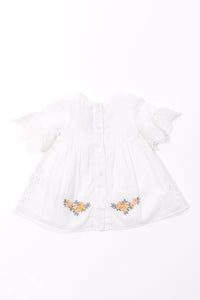 Baby Reves Poetiques Dress - White