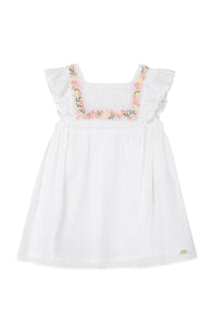 Baby Reves Poetiques Dress - White
