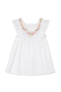 Baby Reves Poetiques Dress - White