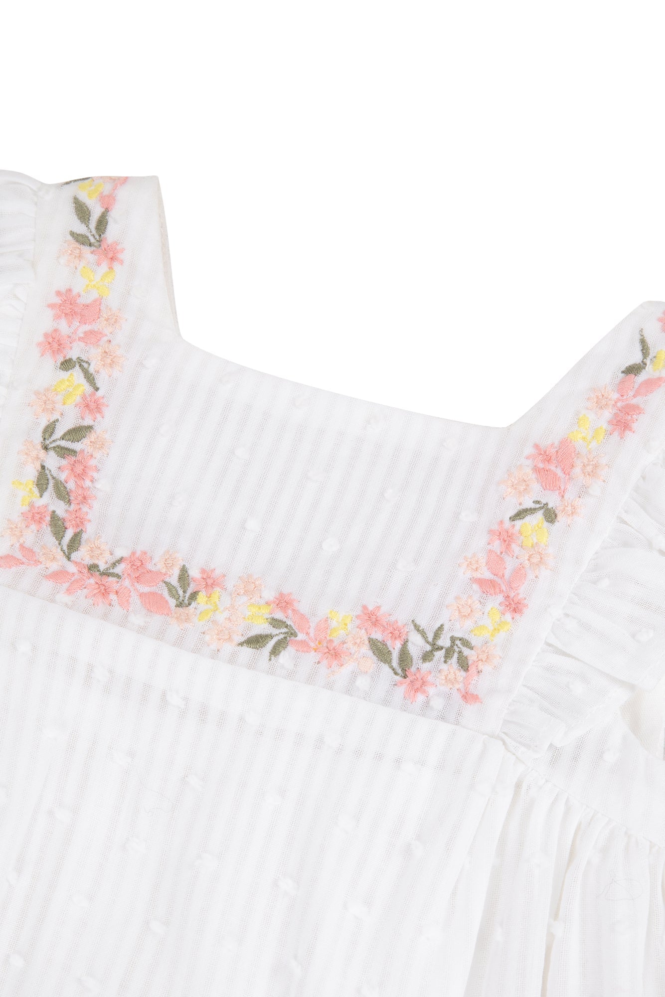 Baby Reves Poetiques Dress - White