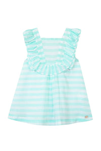 Balade Parisienne Baby Dress - Lagune