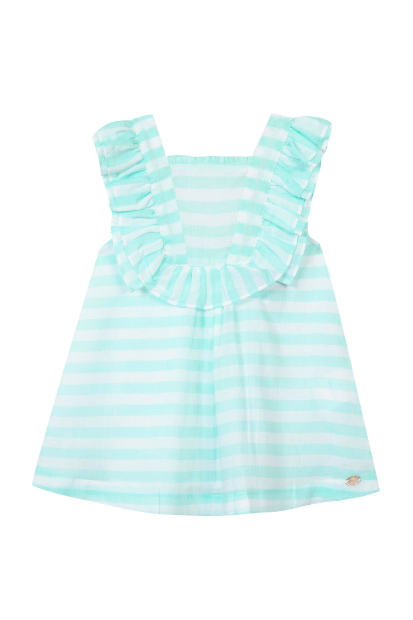 Balade Parisienne Baby Dress - Lagune