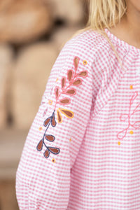 Jardin d'éte Baby Dress - Medium Pink