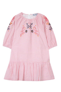 Jardin d'éte Baby Dress - Medium Pink