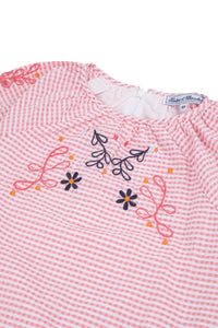 Jardin d'éte Baby Dress - Medium Pink