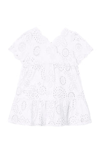 Jardin d'éte Baby Dress - White