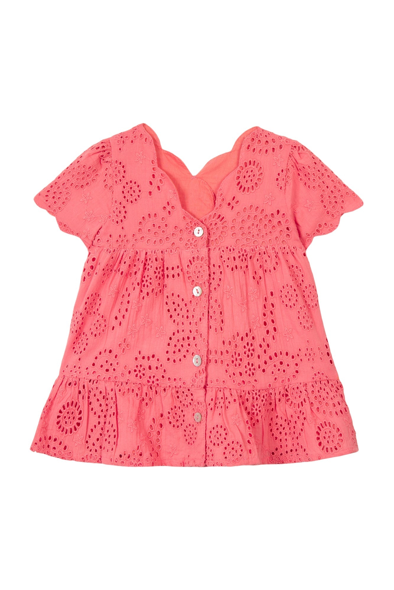 Robe Baby Jardin d'éte - Rose Moyen