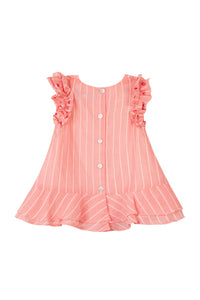 Jardin d'éte Baby Dress - Medium Pink