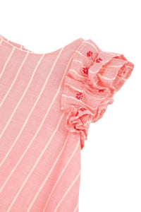 Rose Moyen / Robe Baby Jardin D'Éte - Rose Moyen