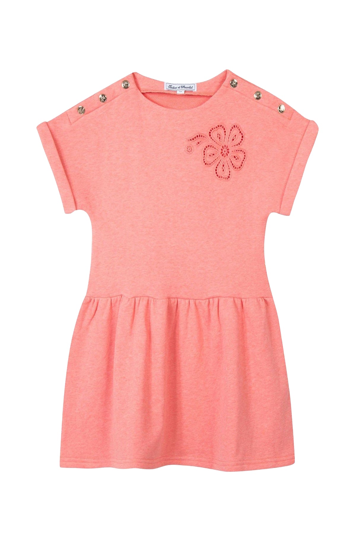 Robe jardin d'éte en coton - Rose moyen