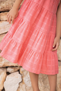 Rose Moyen / Robe Jardin D'Éte - Rose Moyen