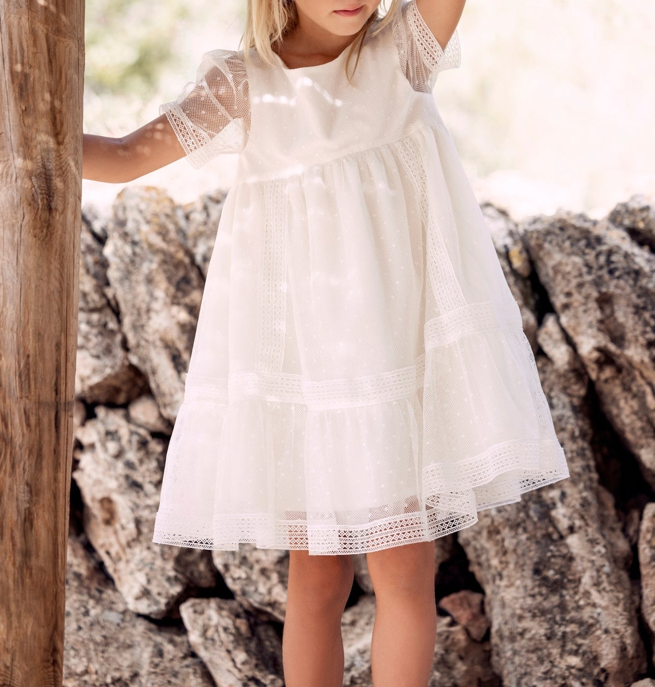 Ceremonie Dress - Ecru