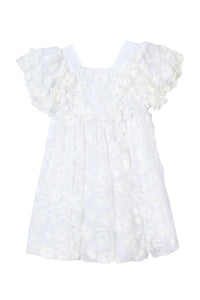 Robe Ceremonie en lin - Blanc
