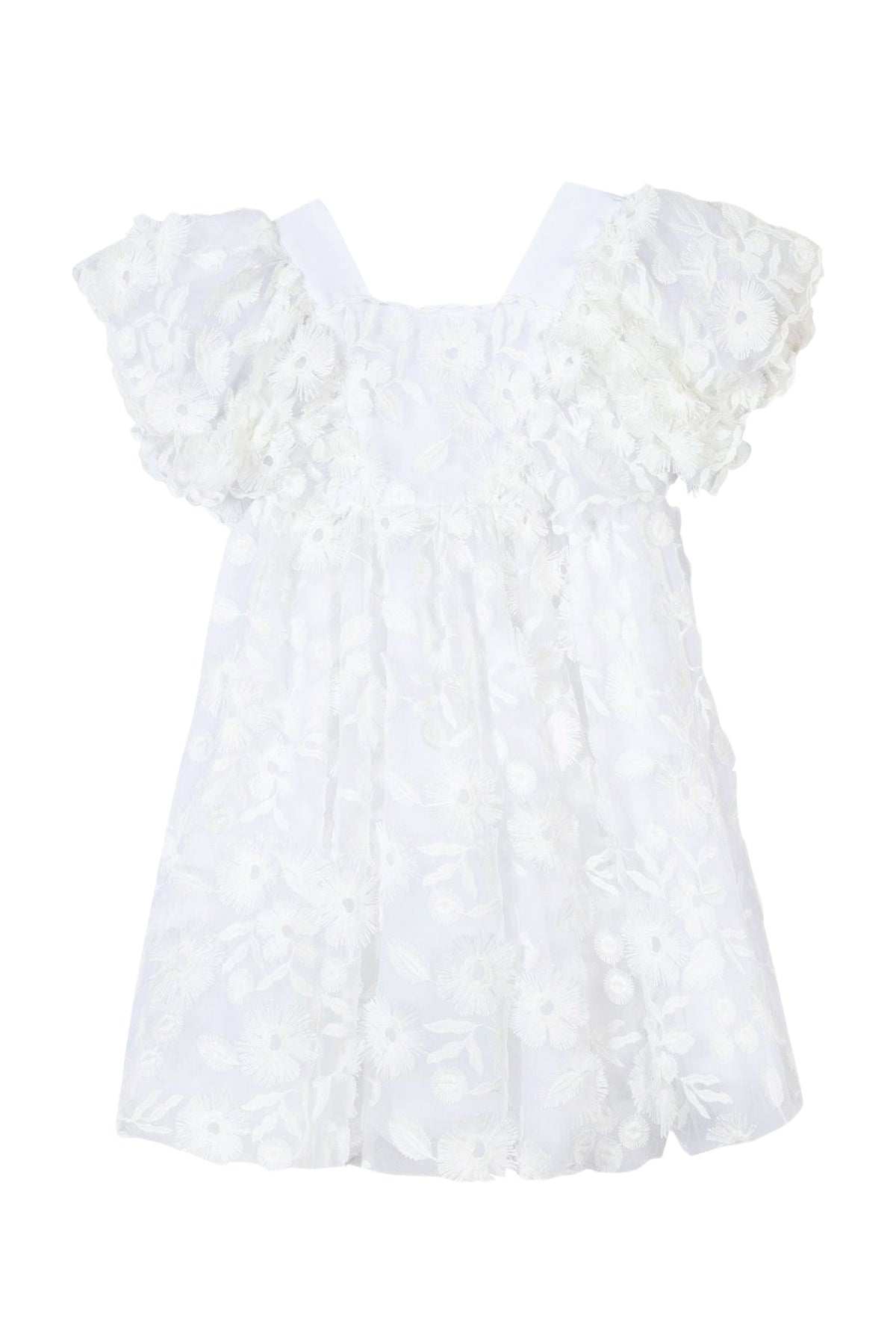 Robe Ceremonie en lin - Blanc