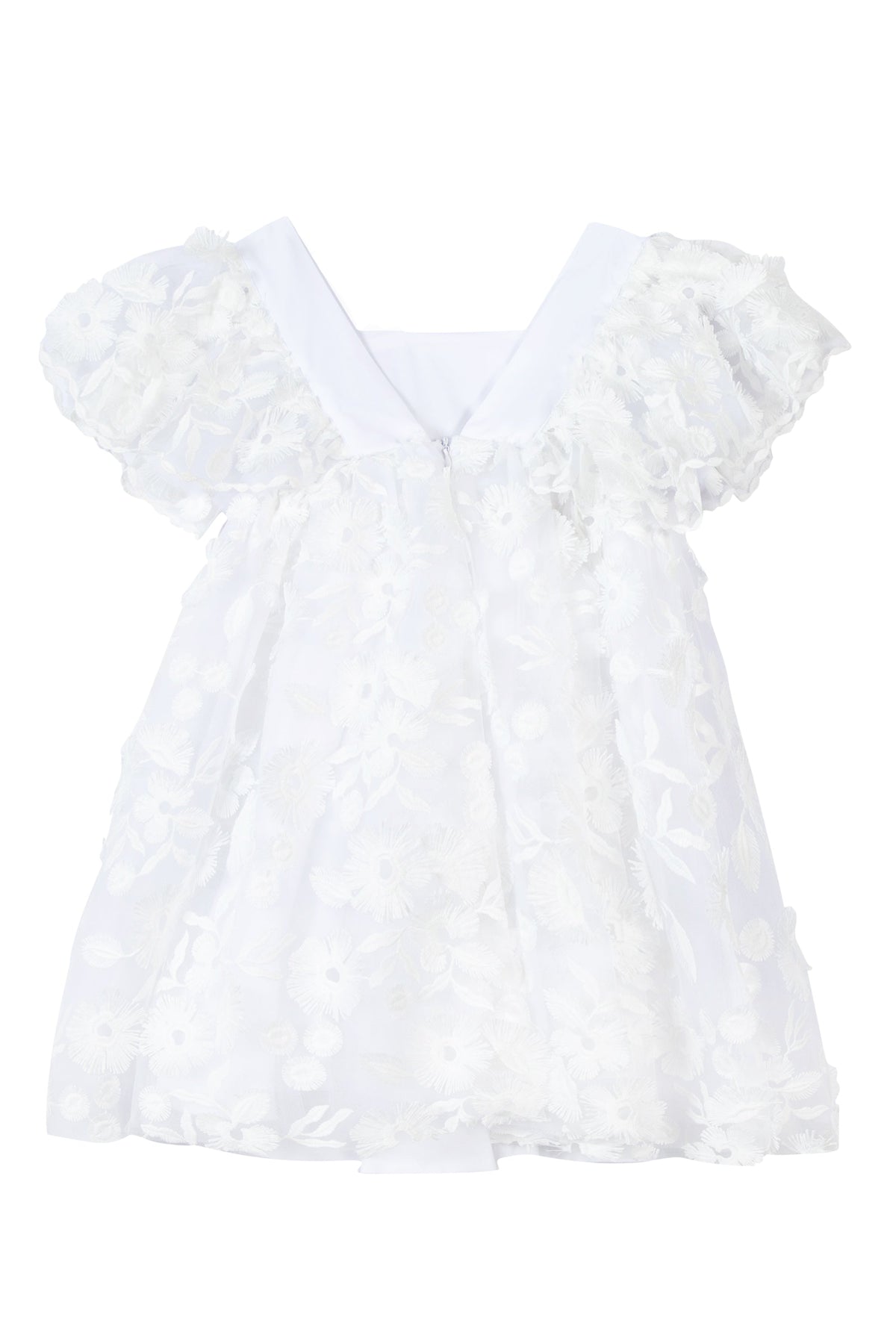 Robe Ceremonie en lin - Blanc