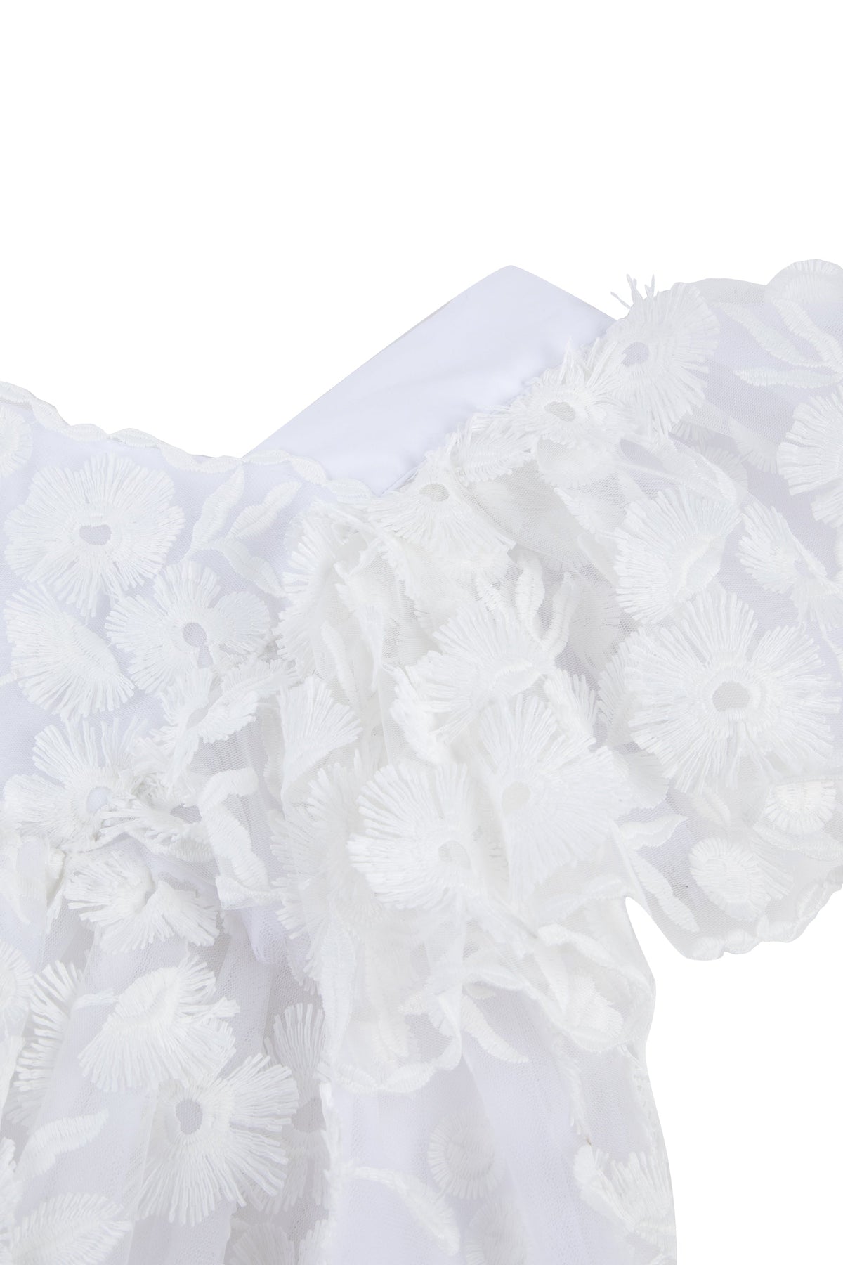 Robe Ceremonie en lin - Blanc