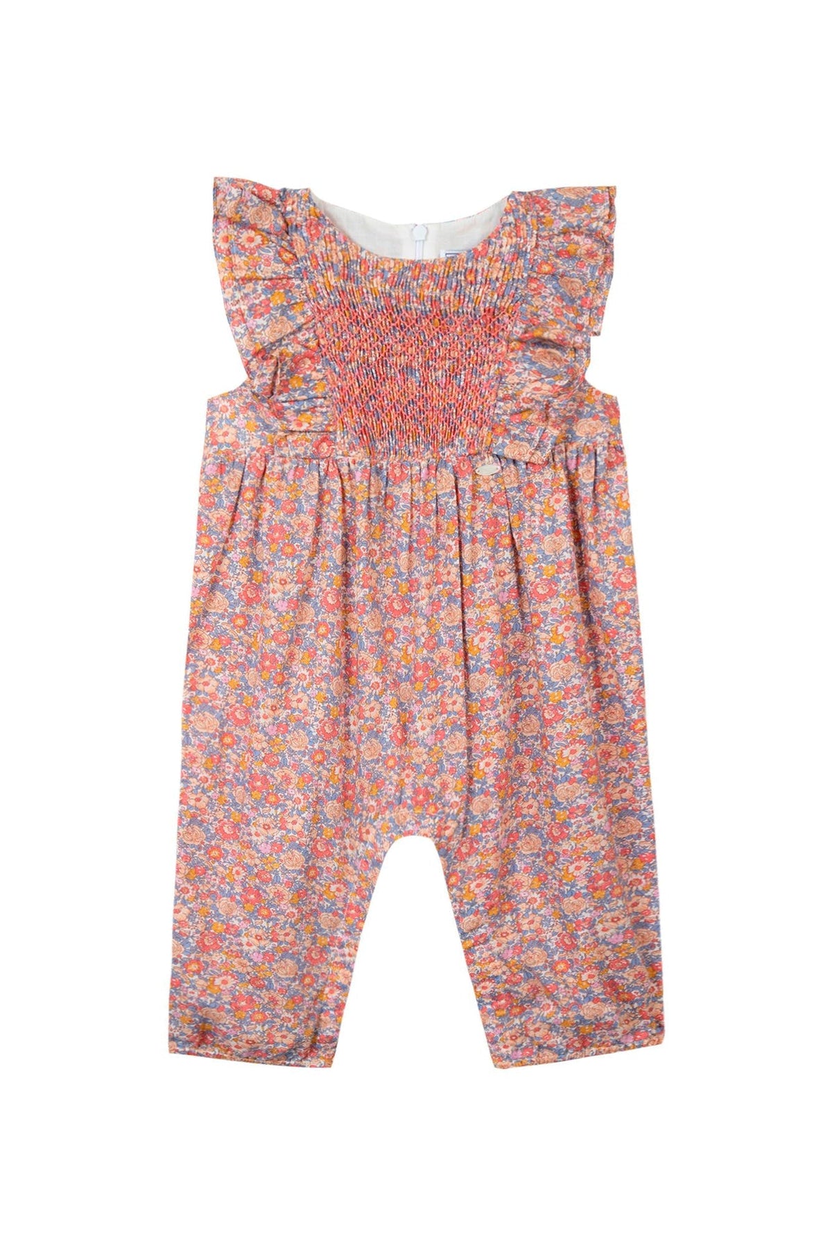 Combinaison longue Baby Jardin d'éte - Rose Moyen