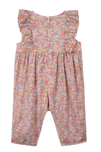 Baby Jardin d'éte long jumpsuit - Medium pink