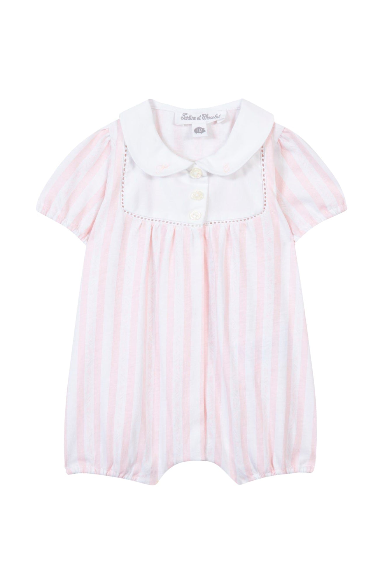 Mon Premier Trousseau short jumpsuit - Pale Pink