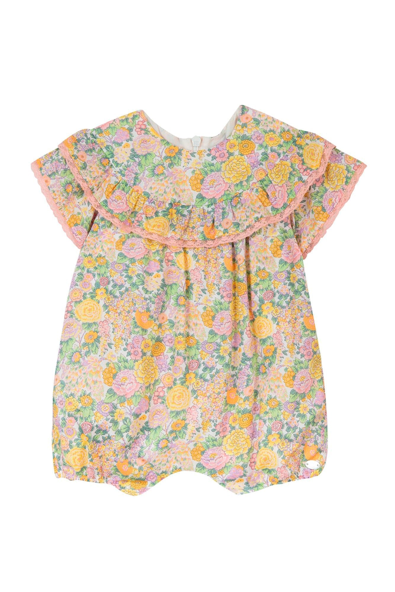 Baby Reves Poetiques short jumpsuit - Pale Pink