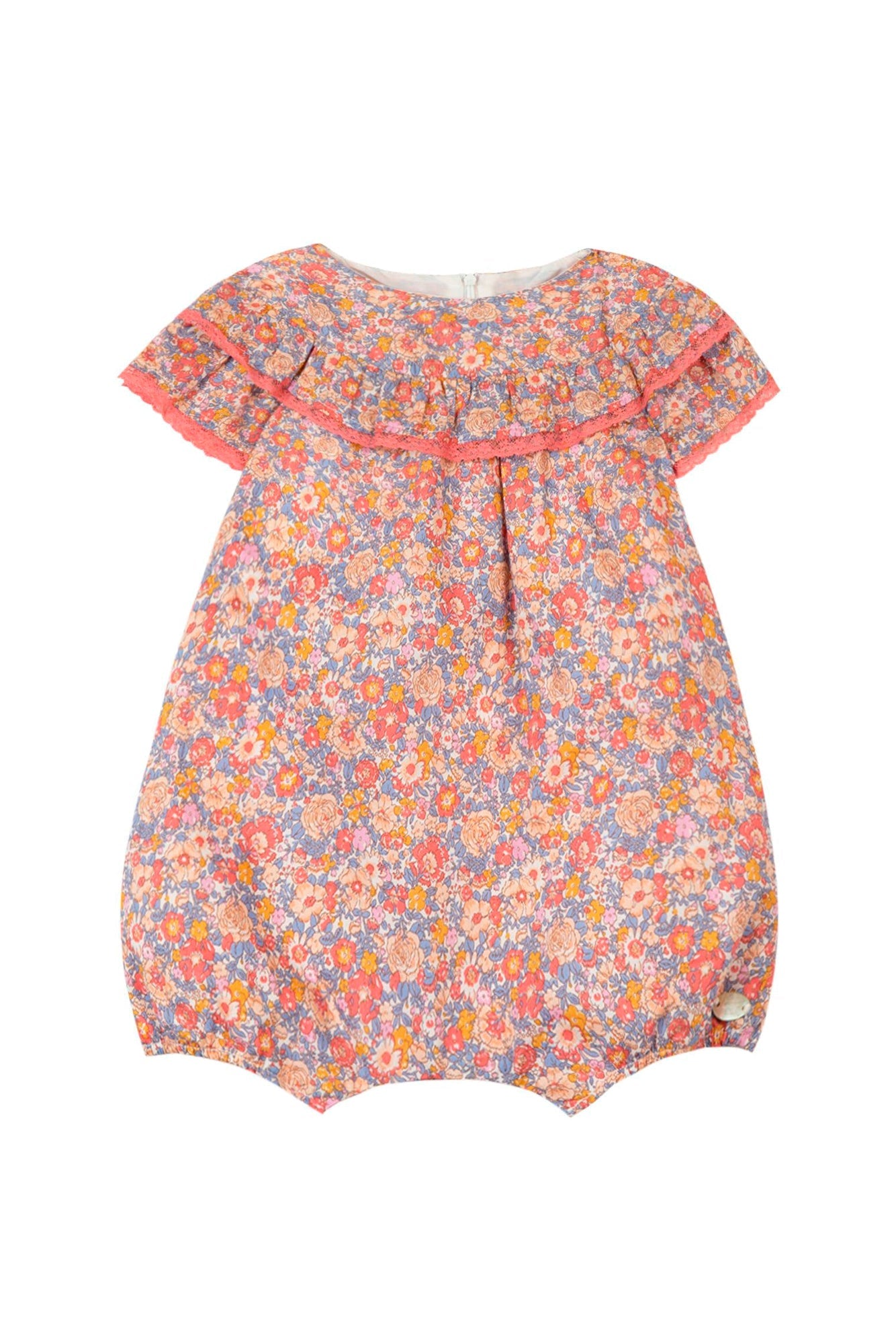 Jardin d'éte short jumpsuit - Medium pink