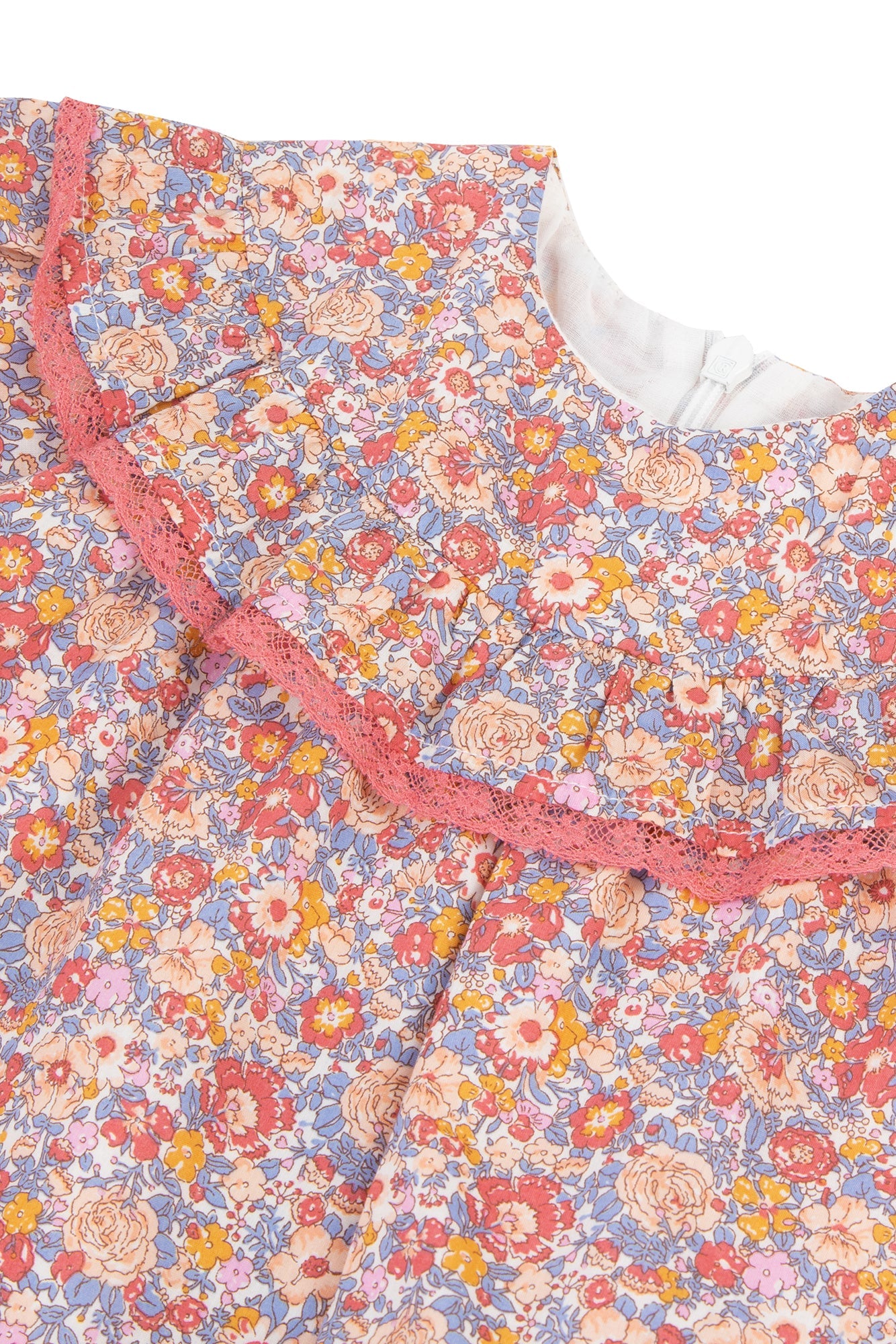 Jardin d'éte short jumpsuit - Medium pink