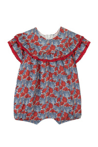 Baby Parfum Bucolique short jumpsuit - Poppy