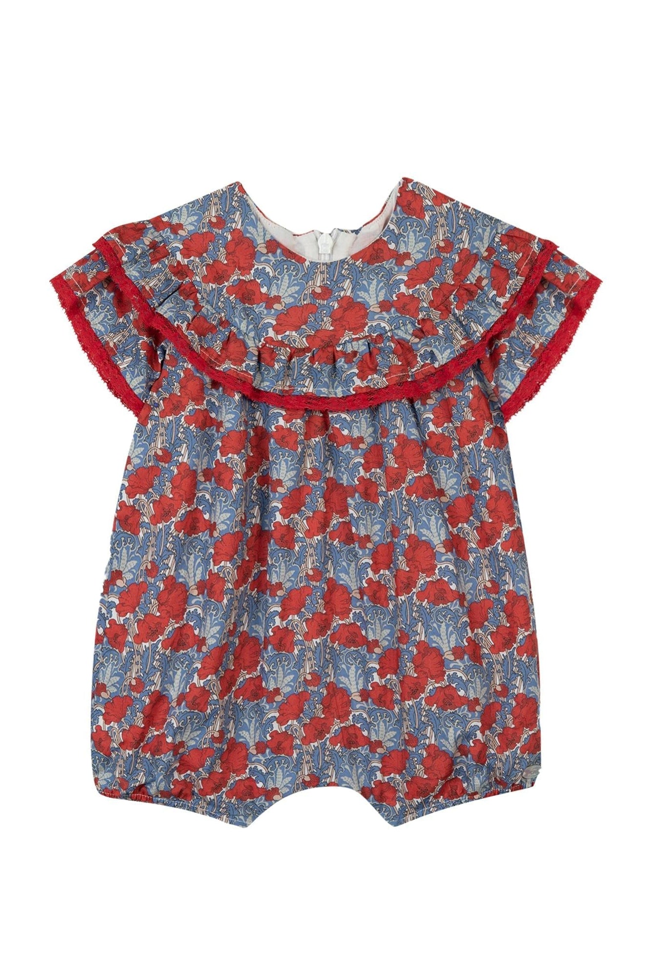 Baby Parfum Bucolique short jumpsuit - Poppy