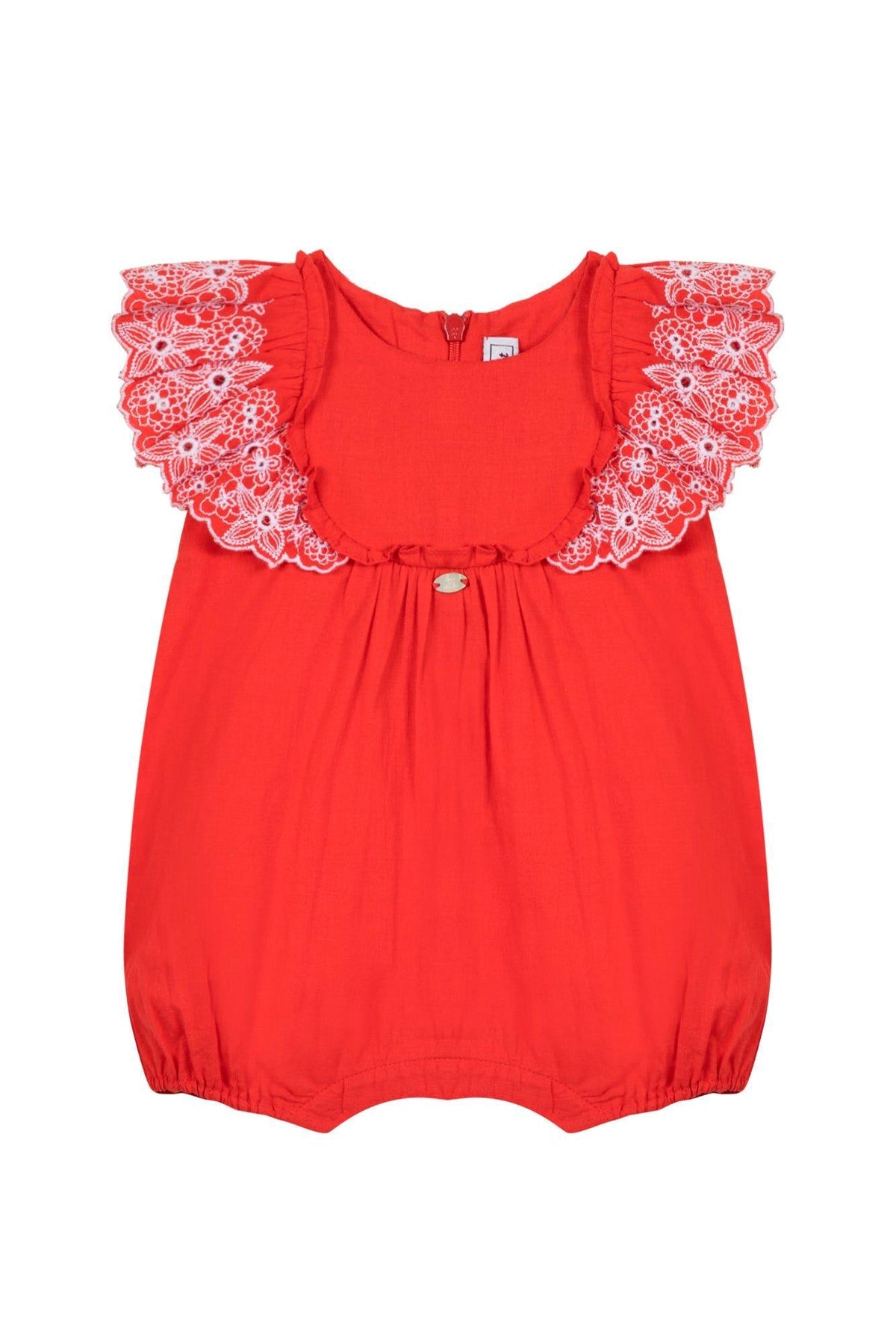 Coquelicot / Combinaison Courte Baby Parfum Bucolique - Coquelicot
