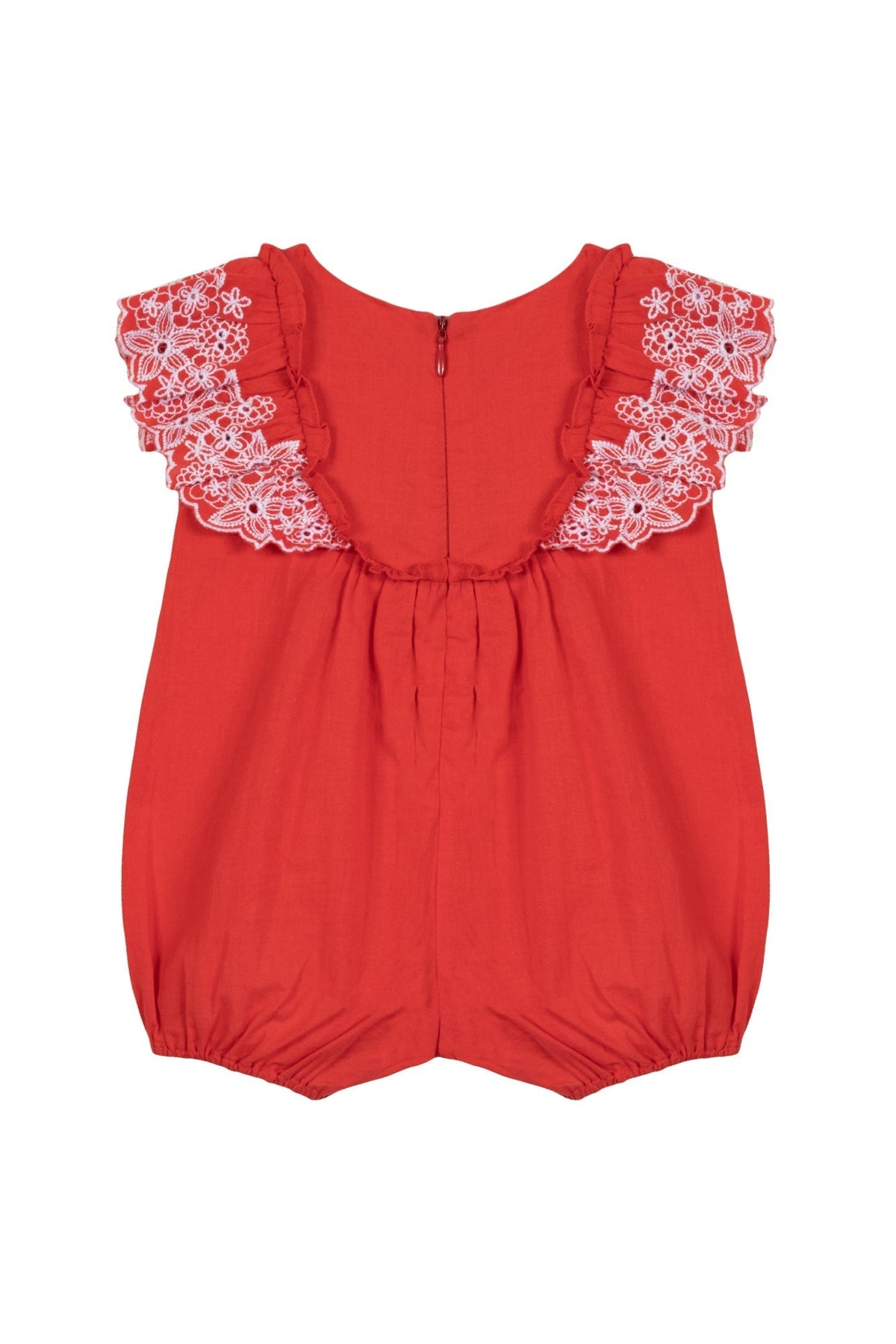 Coquelicot / Combinaison Courte Baby Parfum Bucolique - Coquelicot