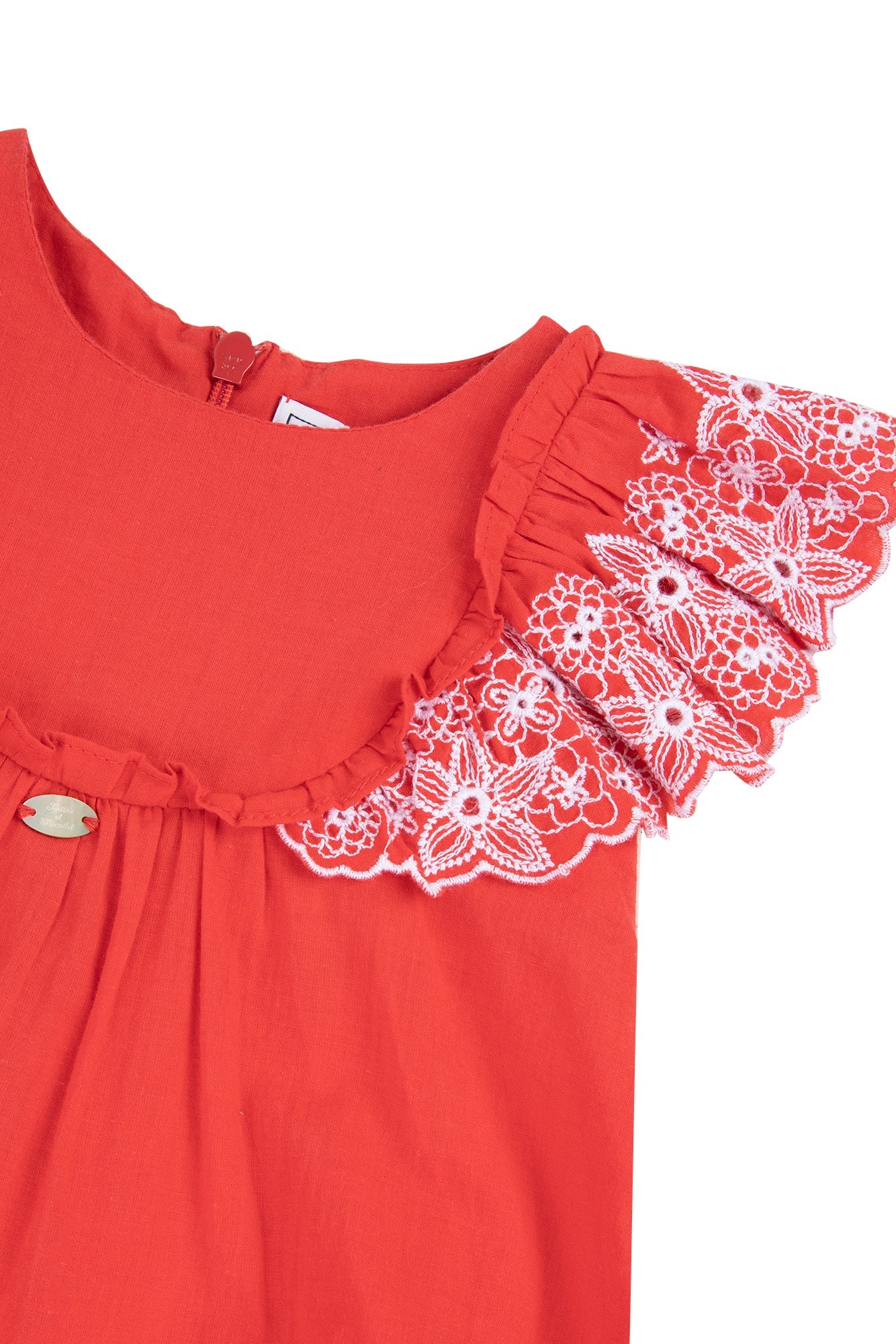 Baby Parfum Bucolique short jumpsuit - Poppy
