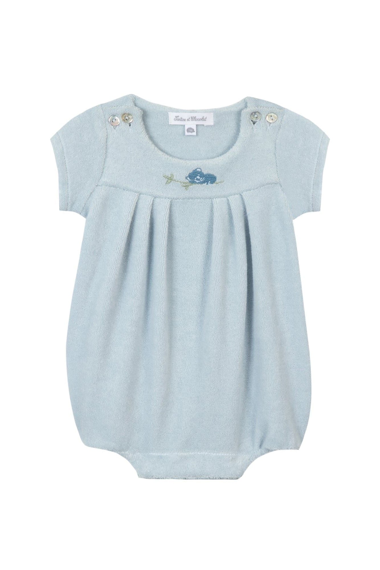 Mon Premier Trousseau short jumpsuit - Sky Blue