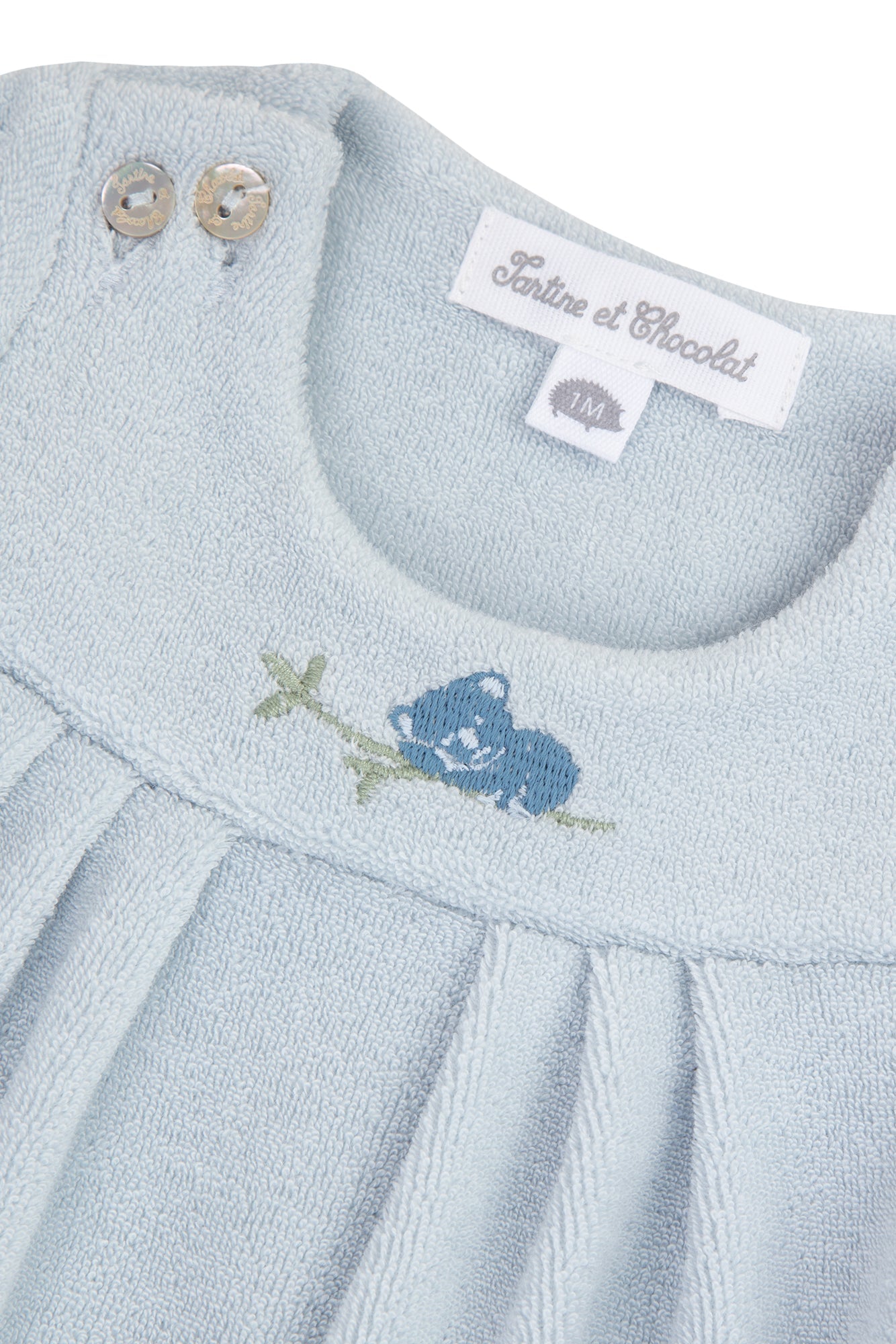 Mon Premier Trousseau short jumpsuit - Sky Blue