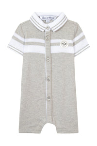 Combinaison courte Baby Tc Club - Gris Clair Chiné